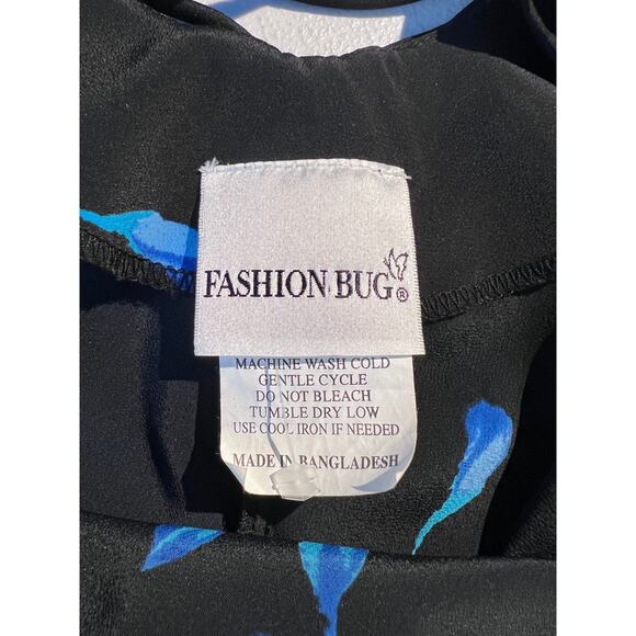 Vintage Fashion Bug Dress Y2K Slip Mini Dark Floral Lace Up Whimsigoth Going Out - Picture 5 of 6